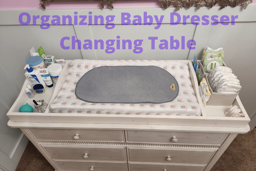 baby dresser organizer bins