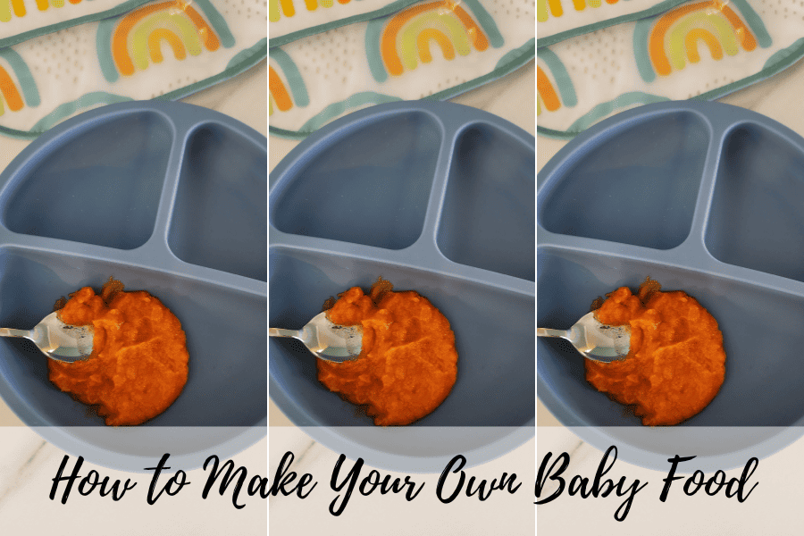 how to make your own baby food vegetables