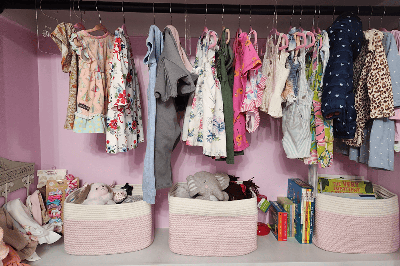 baby clothes storage ideas