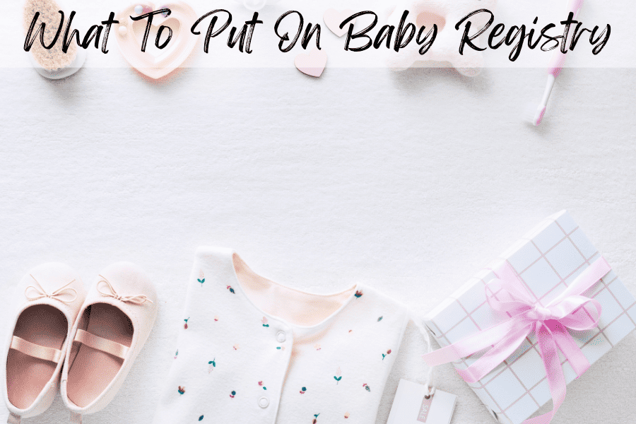 what to put on baby registry for mom