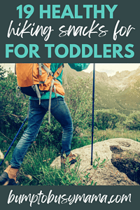 hiking snacks for toddlers