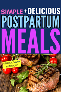 postpartum meals