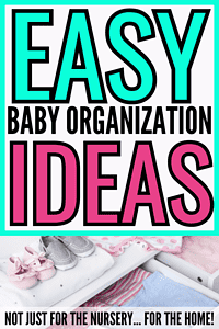 baby organization ideas