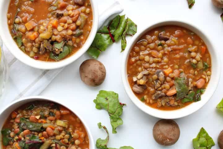 Crock Pot Vegetable Soup with Lentils