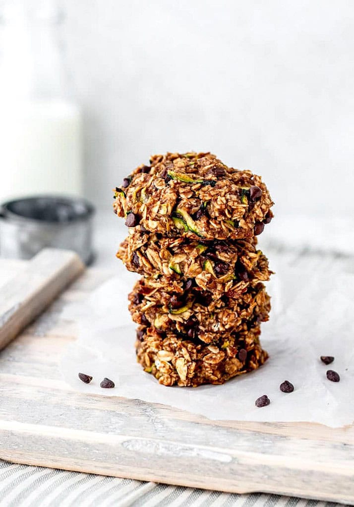 banana zucchini cookies