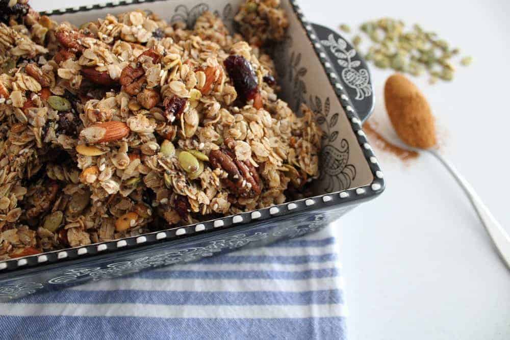 crunchy and chunky granola