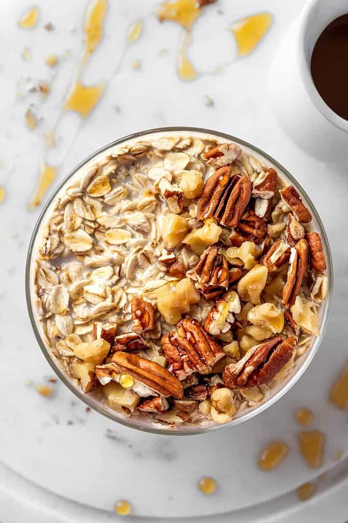 maple brown sugar overnight oats 2