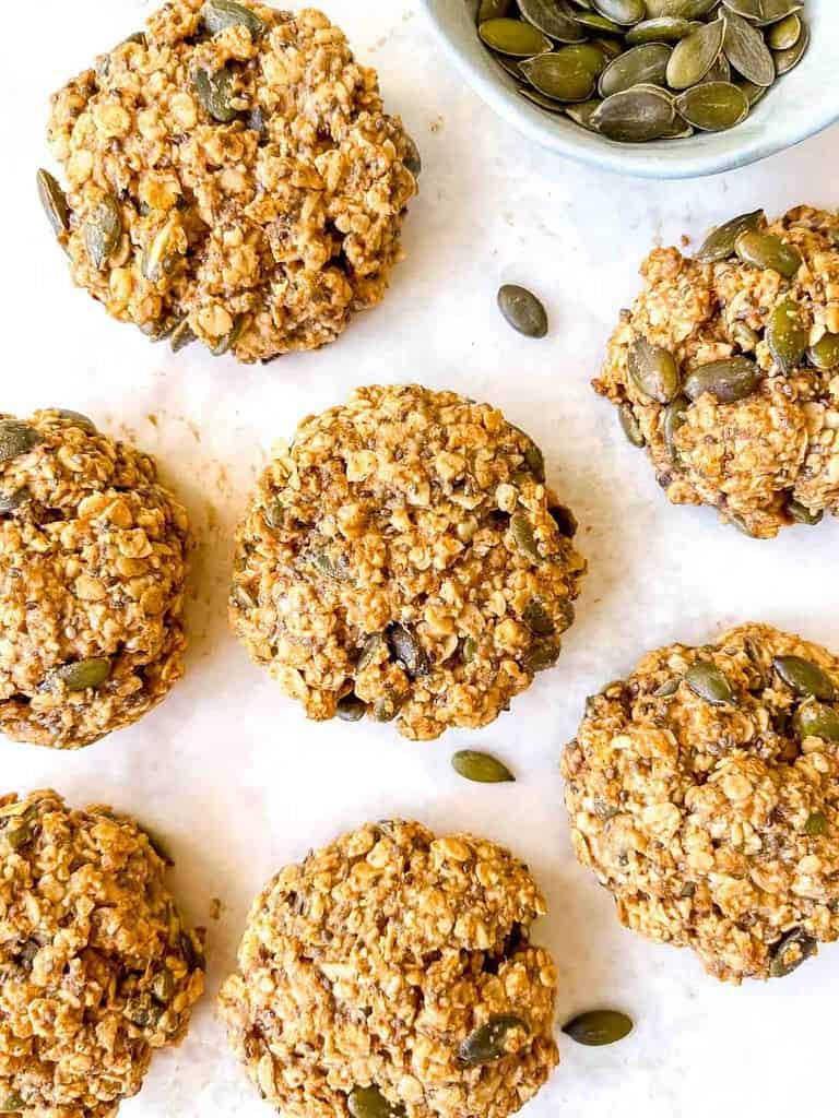 oatmeal chia cookies