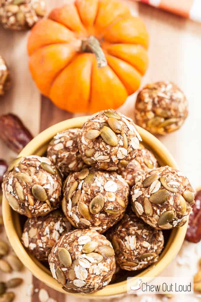 pumpkin energy balls