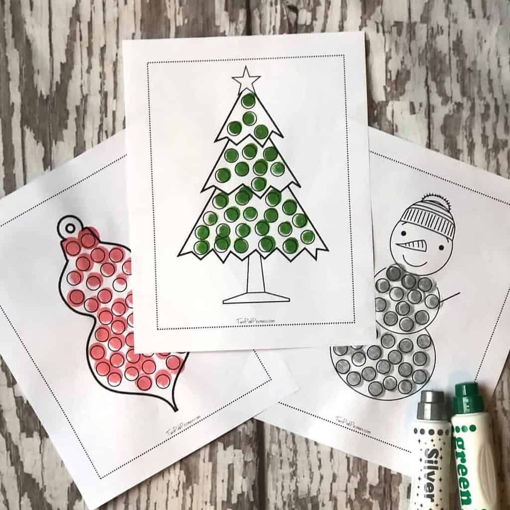 Christmas Dot Marker Printable