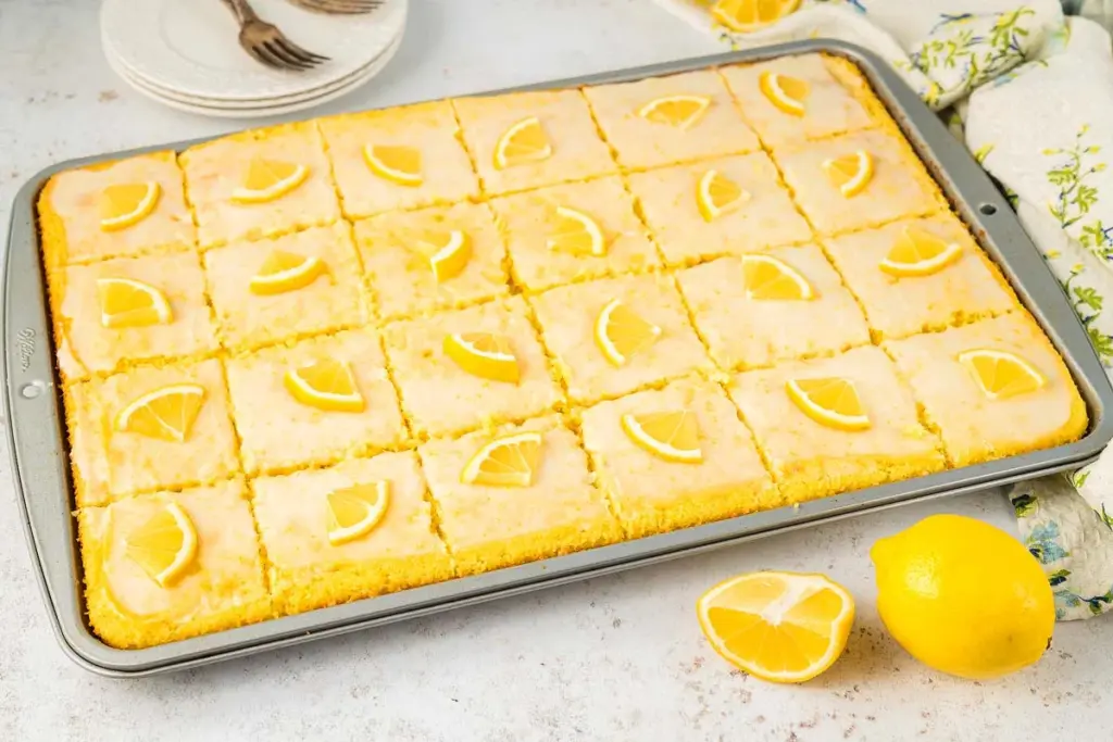 Lemon Sheet Cake