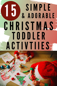 christmas toddler activities