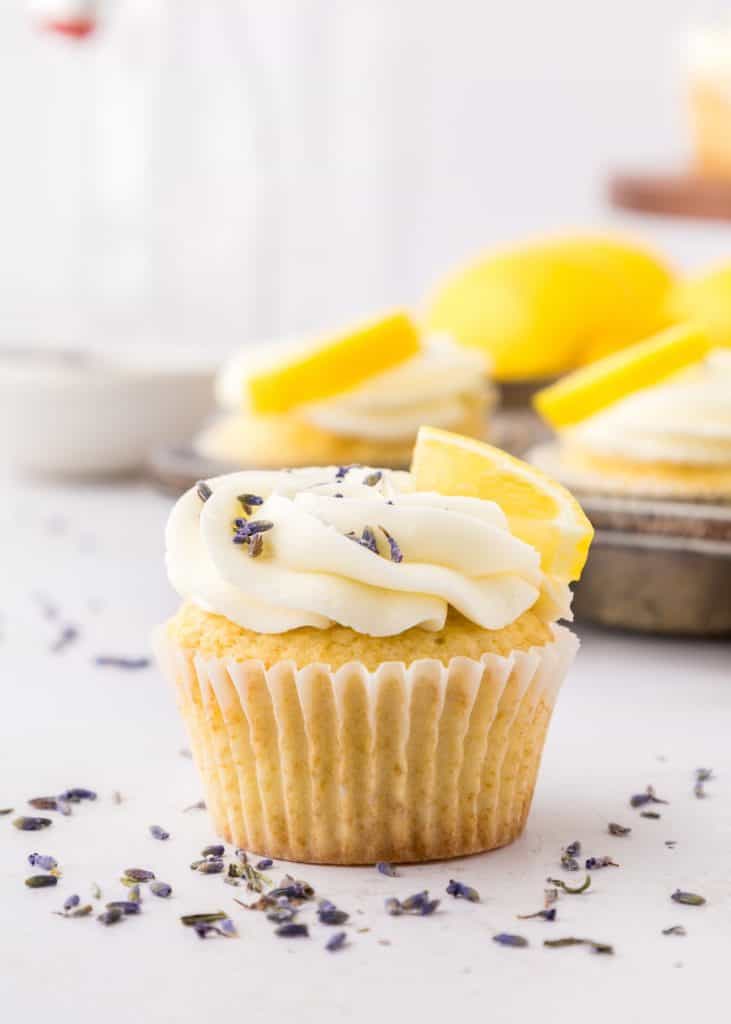 lemon lavender cupcakes