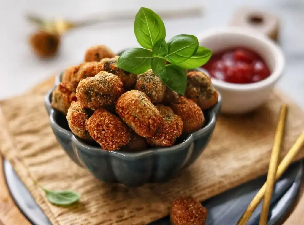 oven baked breaded olives