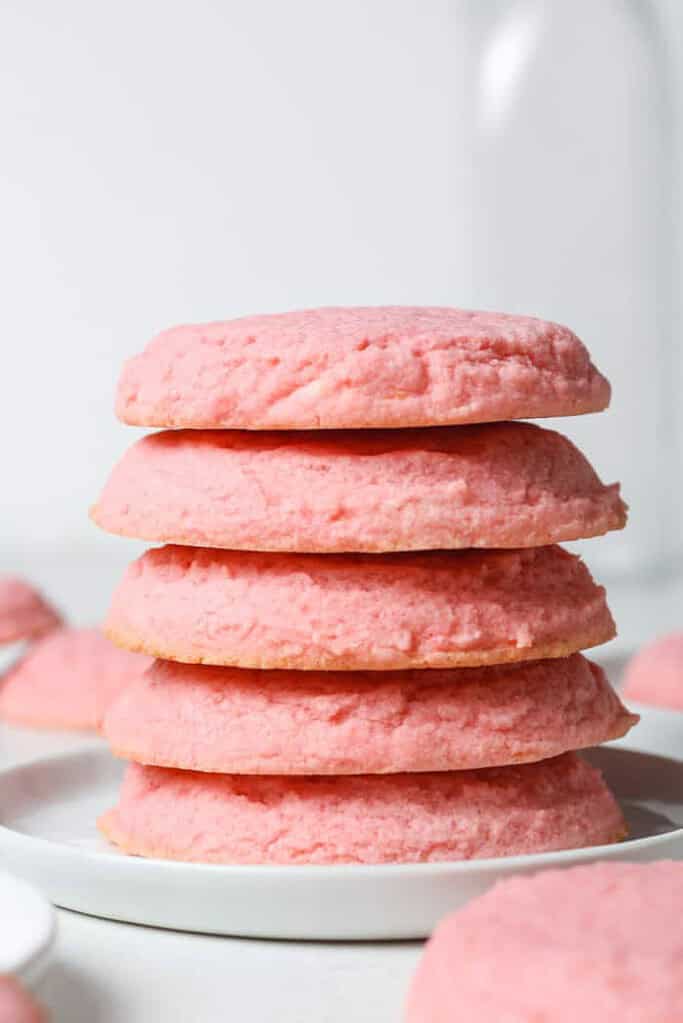 pink sugar cookies