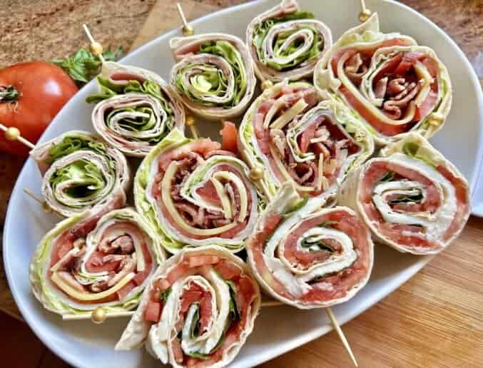 pinwheel sandwiches