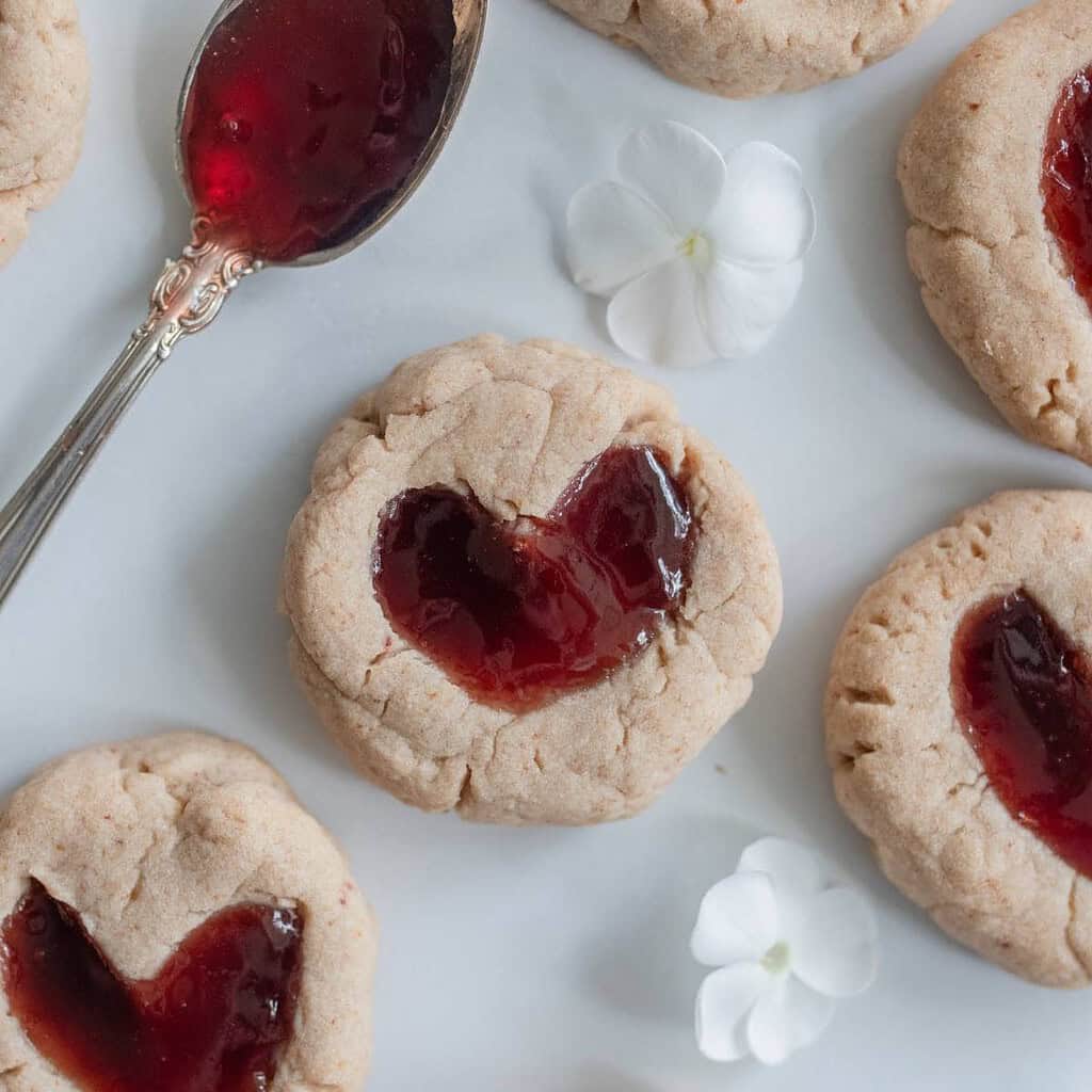 strawberry jam cookies