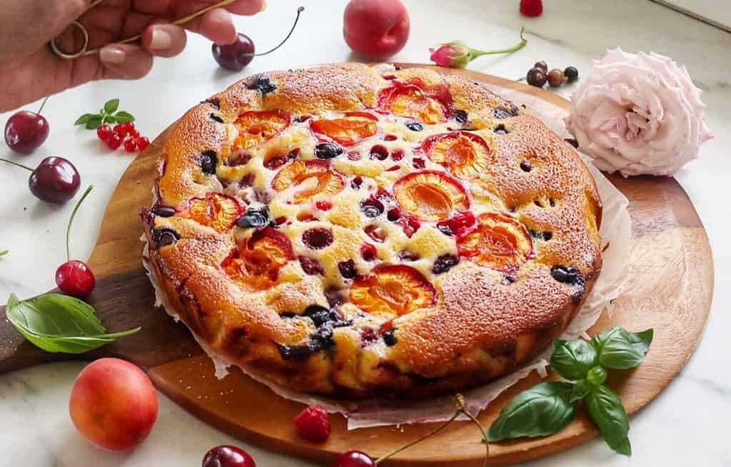 summer fruit cake