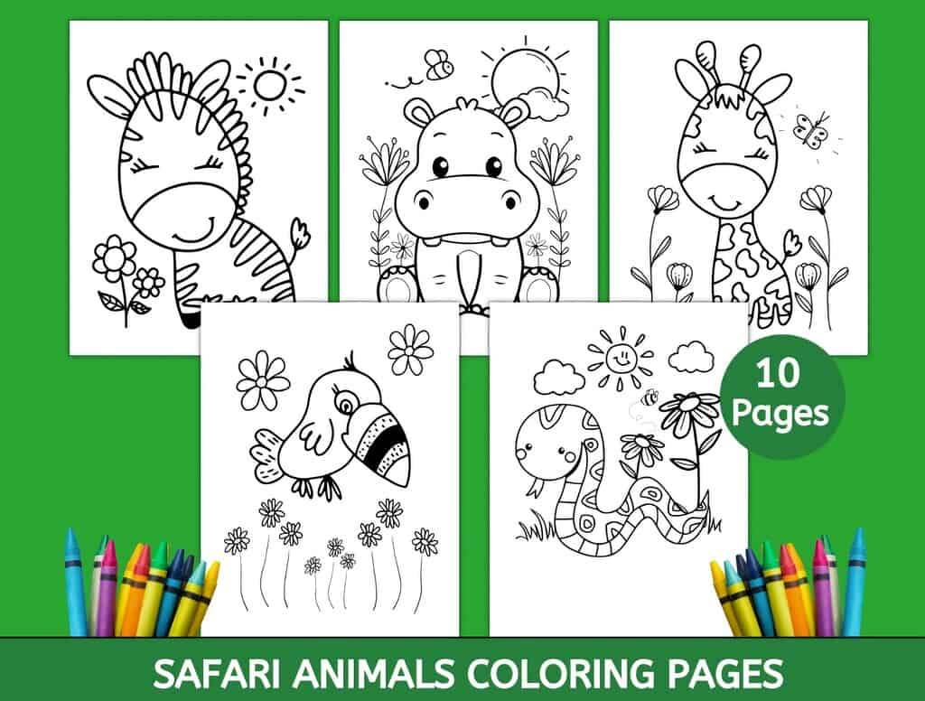 noopener nofollow sponsored safari coloring pages