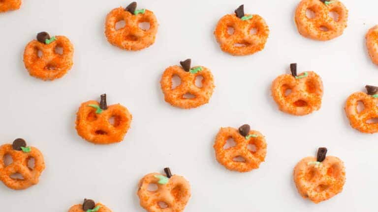 pretzel pumpkins